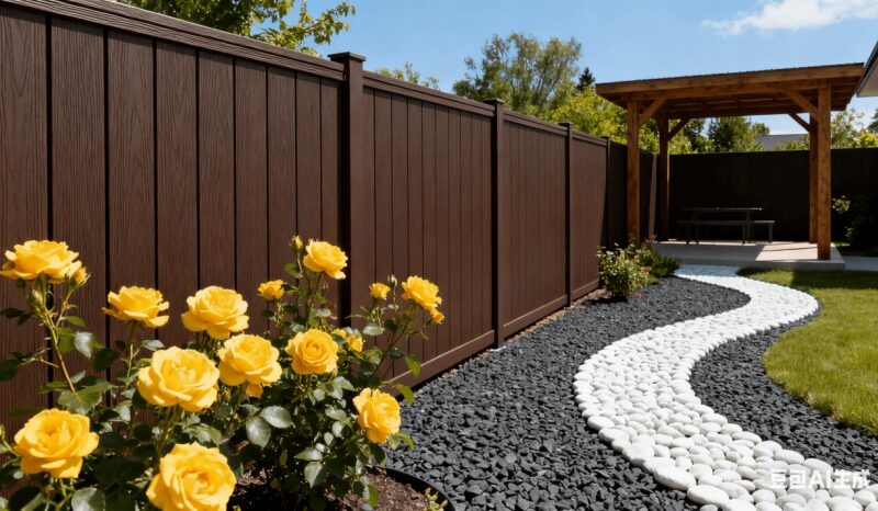 The finishing touch of the courtyard: a column separates to wake up the sleeping garden